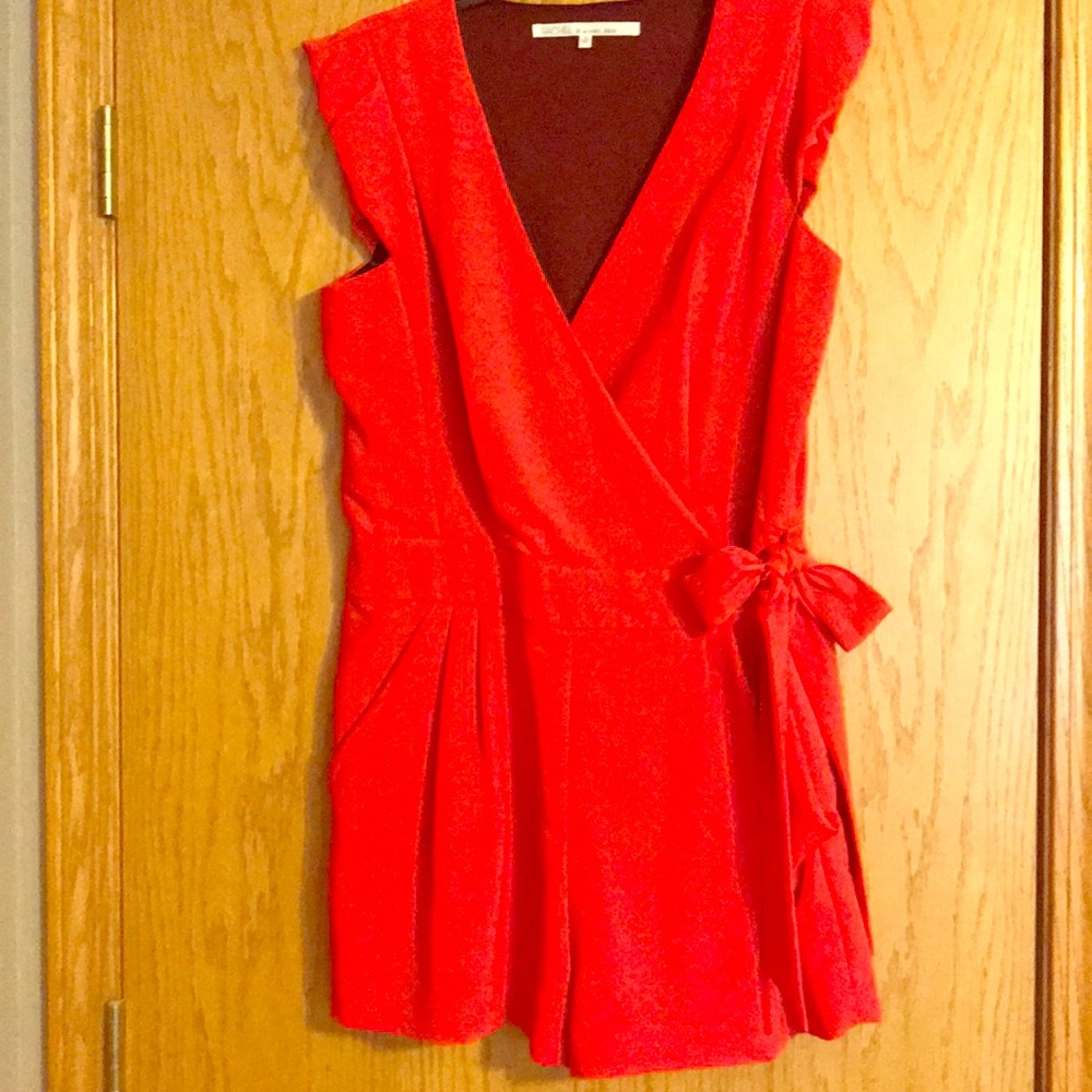 RACHEL Rachel Roy Red Romper size 12